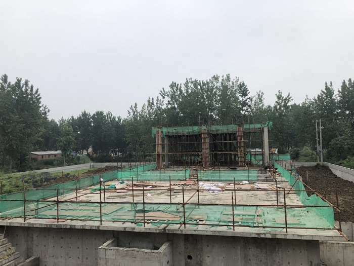 1562145273137366.jpg 于集鎮(zhèn)污水處理廠MBR組合池封頂圖片.jpg